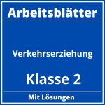 Verkehrserziehung Klasse 2 Arbeitsblätter PDF