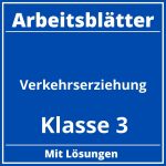 Verkehrserziehung Klasse 3 Arbeitsblätter PDF