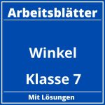 Winkel Arbeitsblätter Klasse 7 PDF