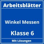 Arbeitsblätter Winkel Messen Klasse 6 PDF