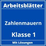 Zahlenmauern Klasse 1 Arbeitsblätter PDF