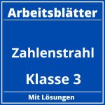 Arbeitsblätter Zahlenstrahl Klasse 3 PDF