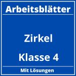 Arbeitsblätter Zirkel Klasse 4 PDF